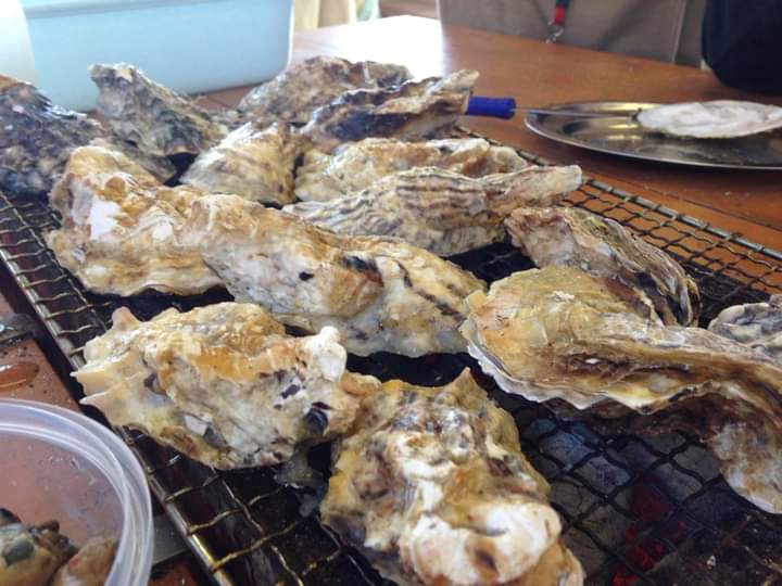 焼き牡蠣