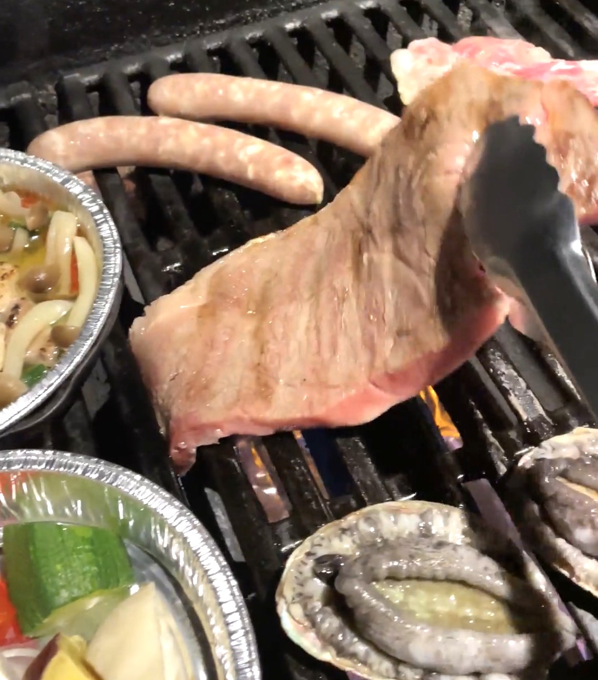 グリルで焼くお肉